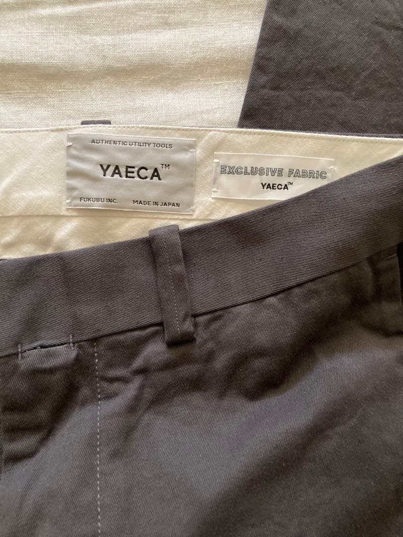 Yaeca スタンダード　チノパン　チャコールグレー　Dice&Dice別注
