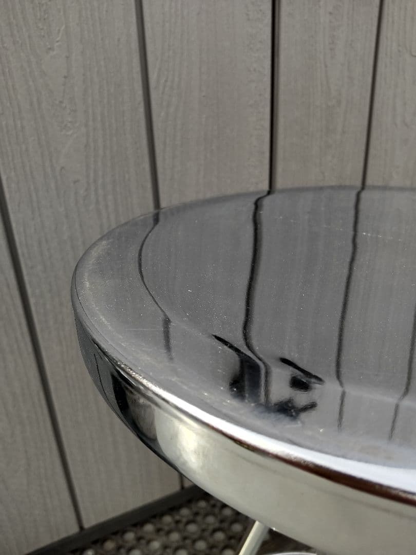 【引き取り】ステンレス スツール チェアー 2脚セット カウンター 植物台