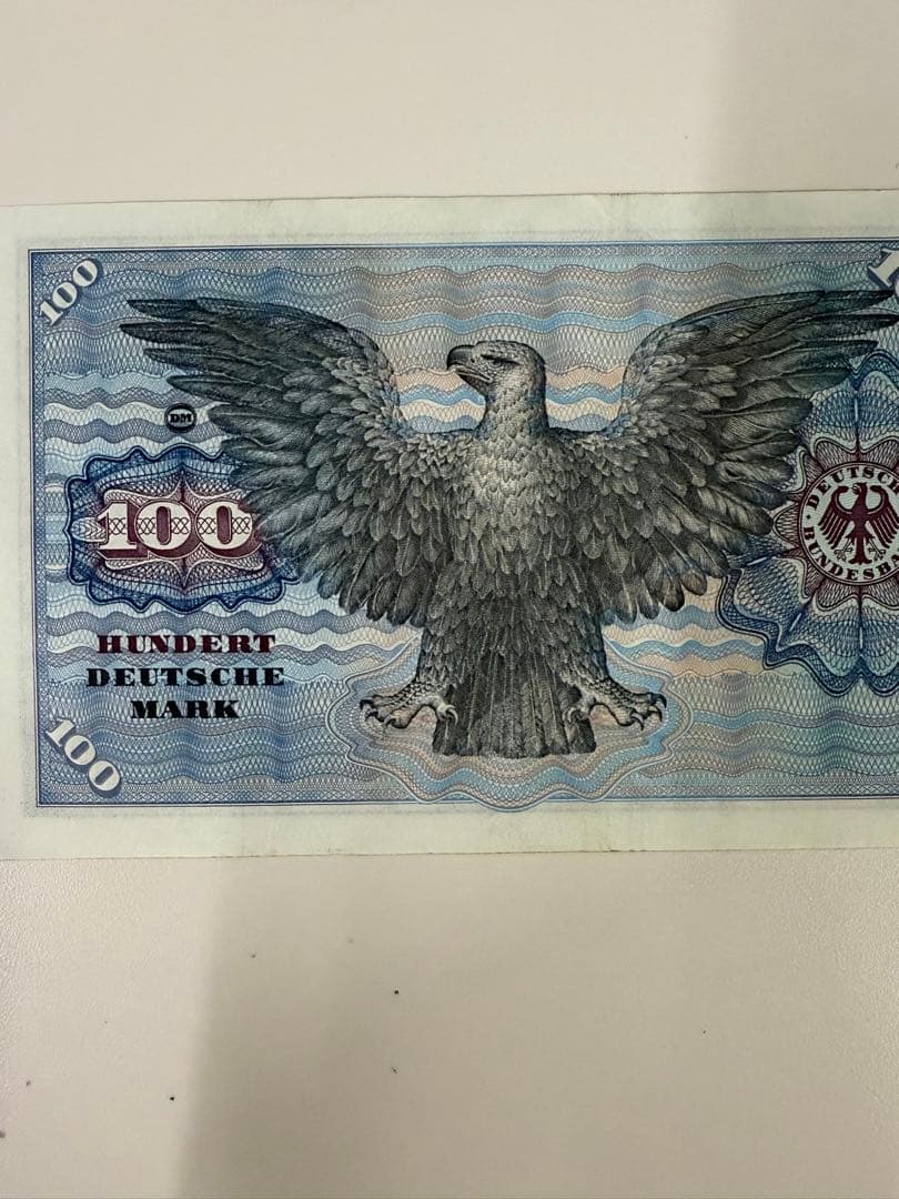ドイツ　100マルク紙幣2枚　10マルク紙幣1枚　1980年