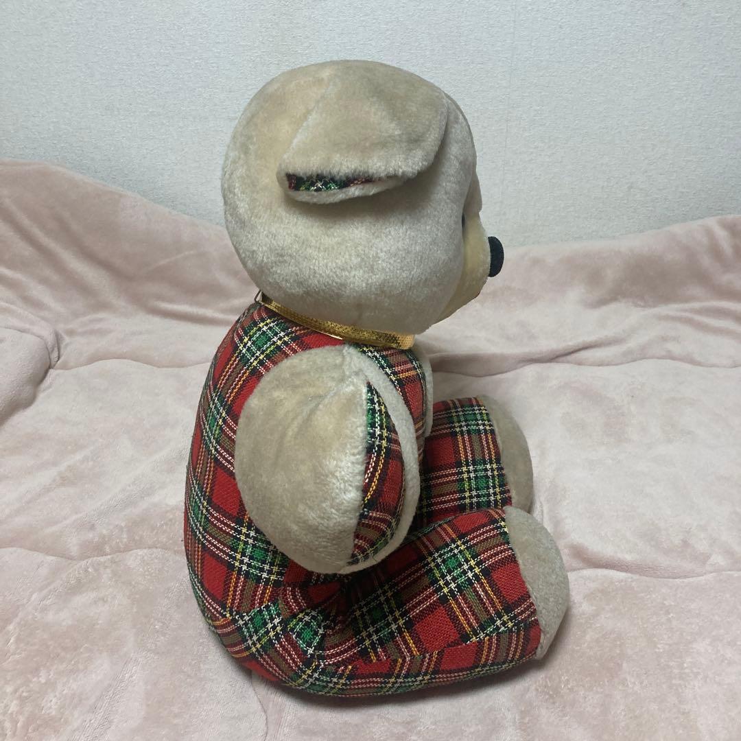 昭和レトロ　ヴィンテージ メーカー名不明　クマ　ぬいぐるみ　中古品