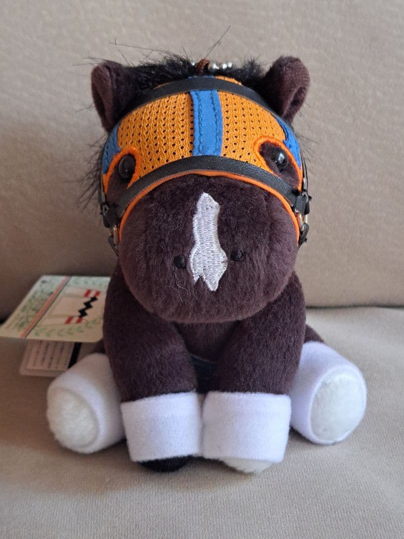 【紙タグ付き】ホッコータルマエ アイドルホースぬいぐるみ マスコットサイズ