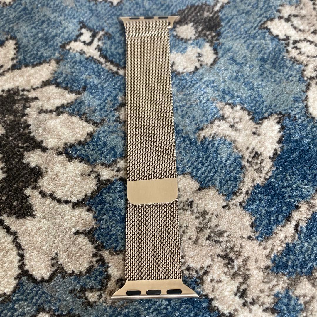 Apple Watchバンド　41㎜ケース用ゴールドミラネーゼループ