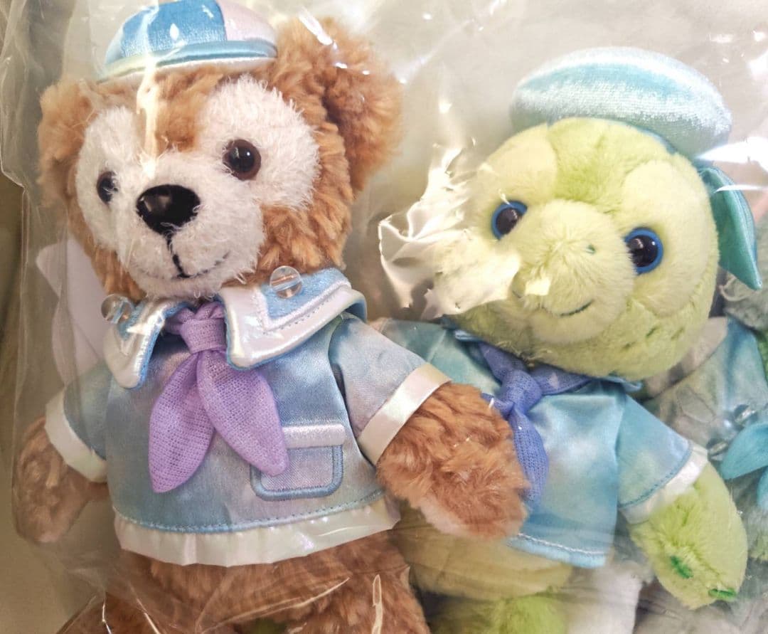 ダッフィー&フレンズ 20周年 カラフルハピネス ポージープラッシー 7点品