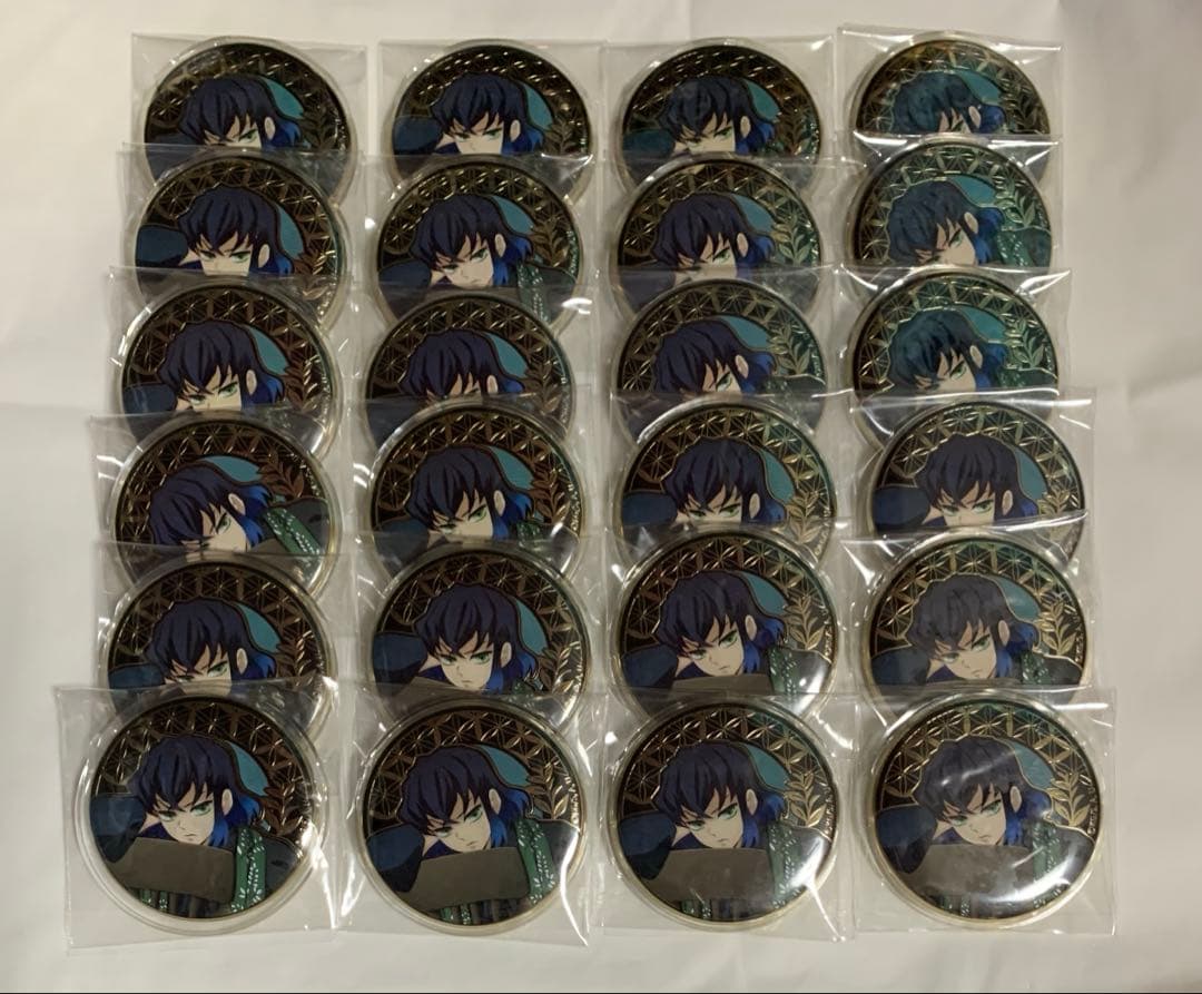 鬼滅の刃 レリーフメタル缶バッジ 伊之助 AGF