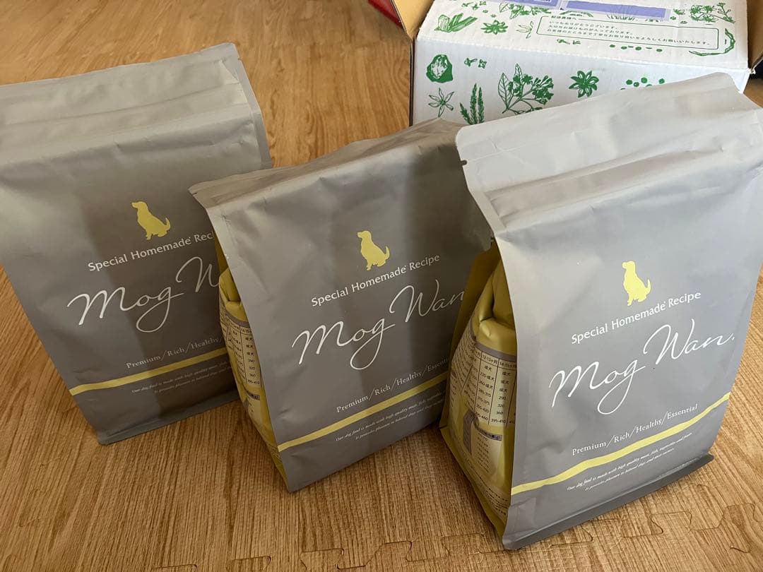 Mog Wken ドライドッグフード　３袋セット