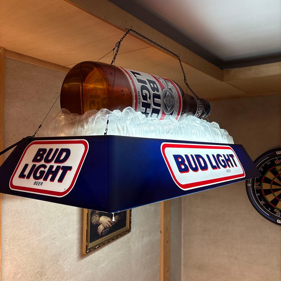 BUDLIGHT プールテーブルライト　バーランプ　ビリヤード　USA 看板