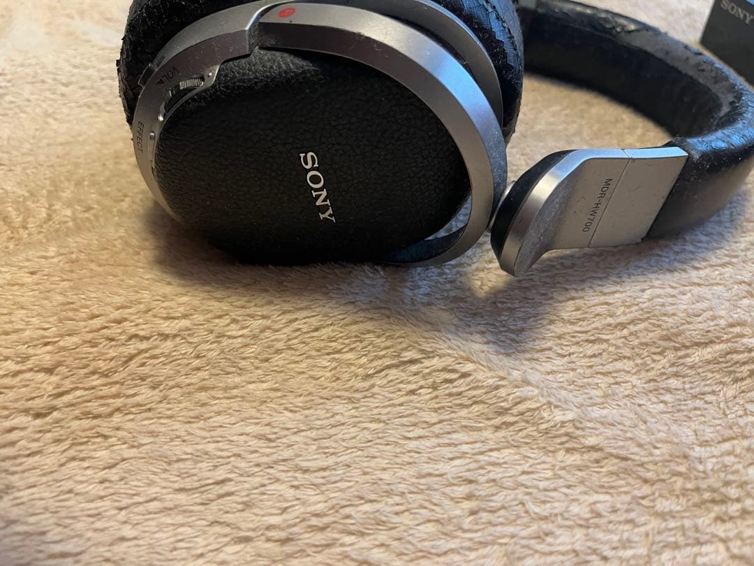 SONY 有線ヘッドホン イヤーパッド劣化　変えあり