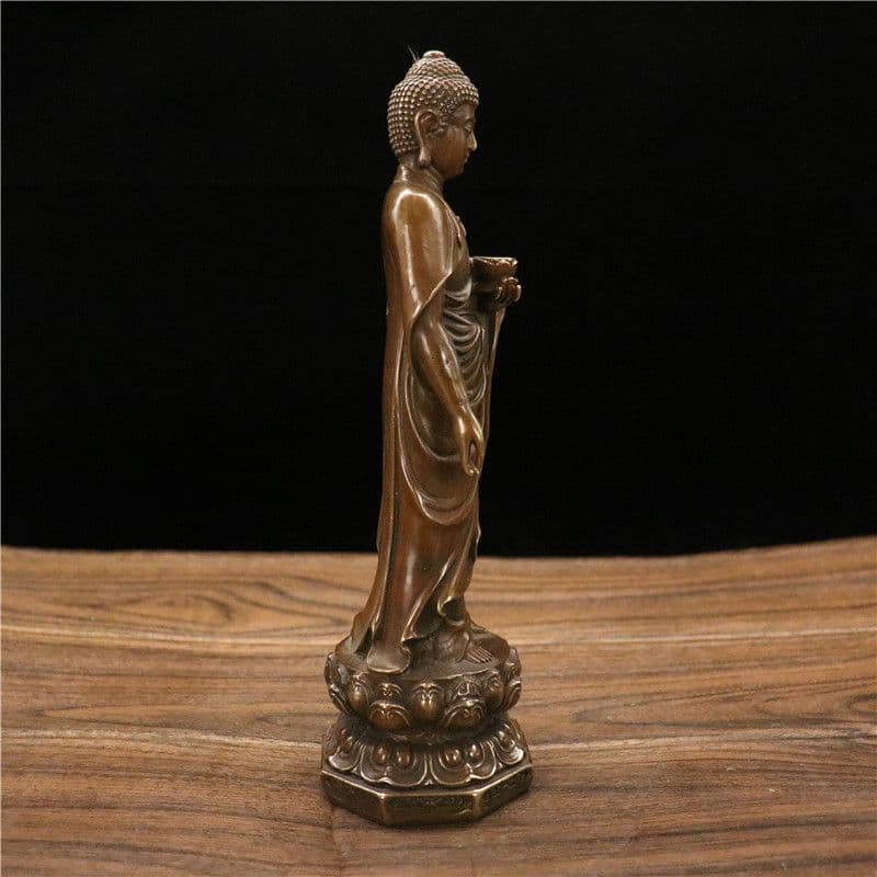 仏教美術 仏像 釈迦牟尼仏 阿弥陀仏 小仏像 銅製 銅器