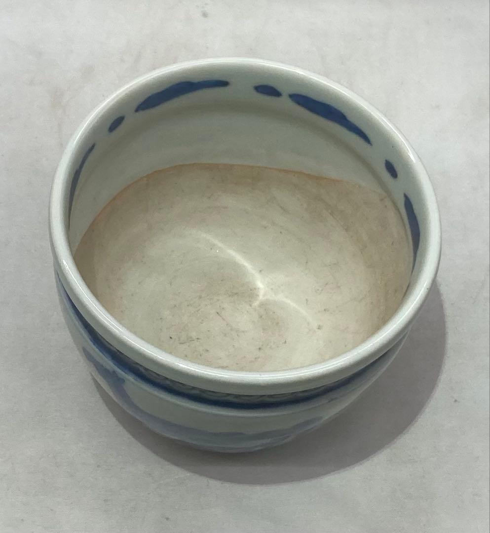 B500s「染付馬図 火入 1個」伊万里焼　江戸時代　干支　令和8年　茶道具