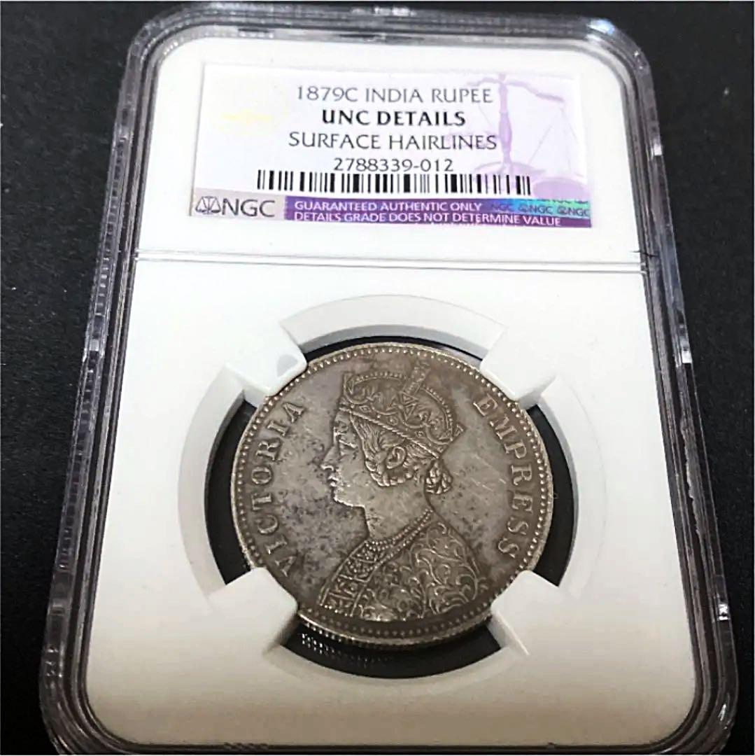 美品ngc社UNC/准未使用 イギリス銀貨ホンコン銀貨