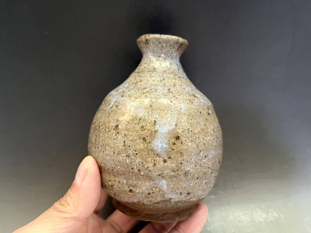 徳利■古唐津 コレクター収集品(江戸期)酒器名品 トックリ 一輪挿し 時代物骨董