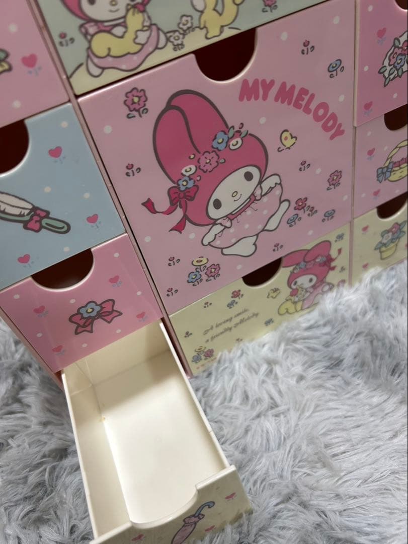 MY MELODY 引き出し付き収納ボックス