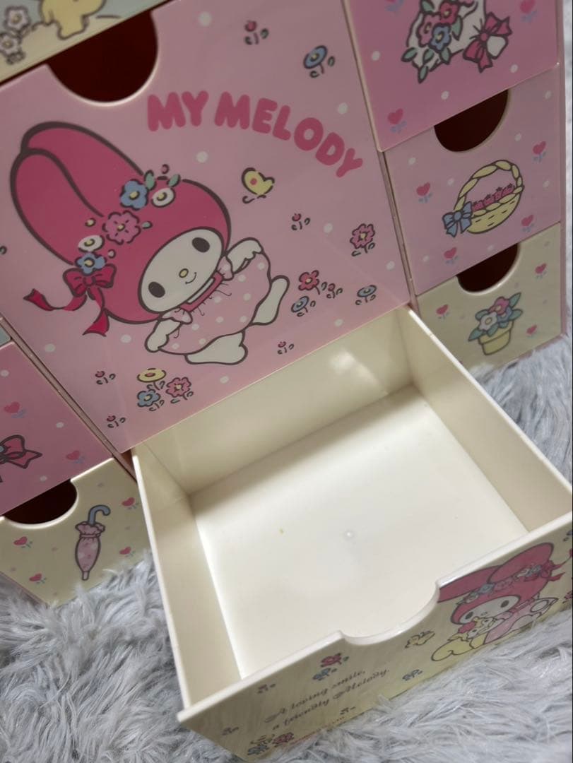 MY MELODY 引き出し付き収納ボックス
