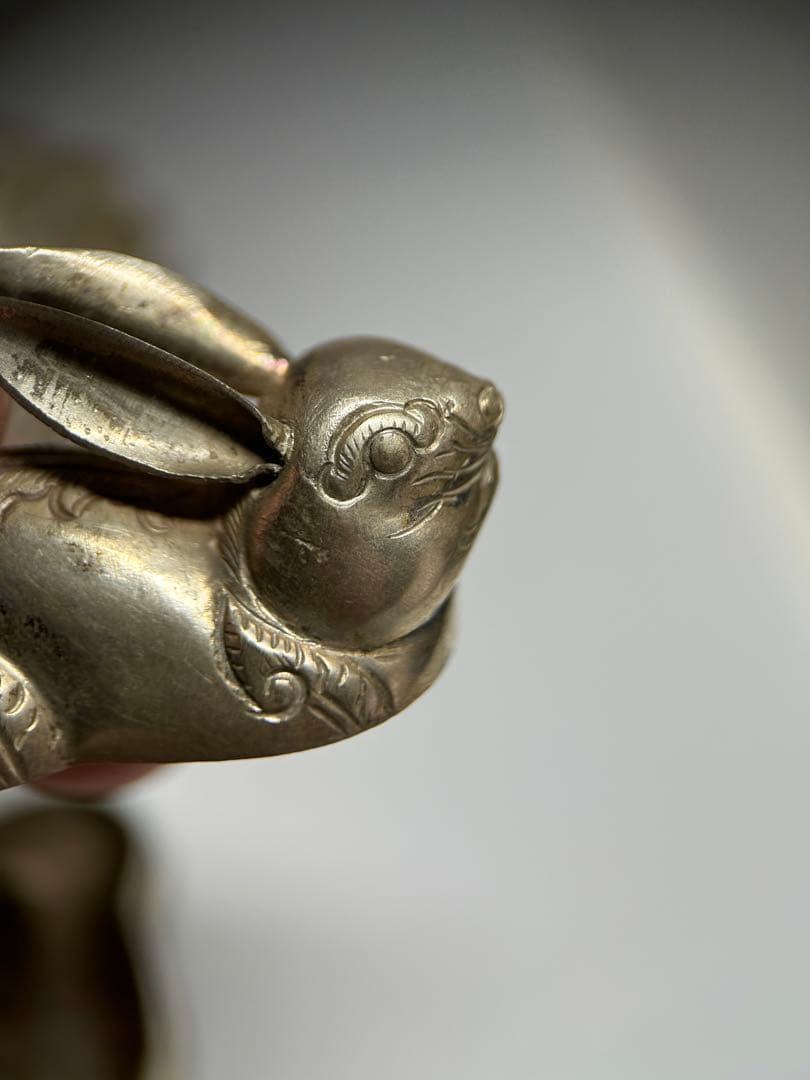 銀製　かぼちゃ＆うさぎ セット　T900 シルバー