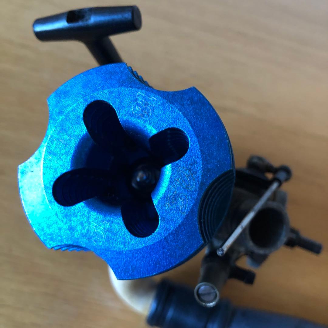 菜*花様 OS MAX 18CV-Rエンジン 青 ジャンク