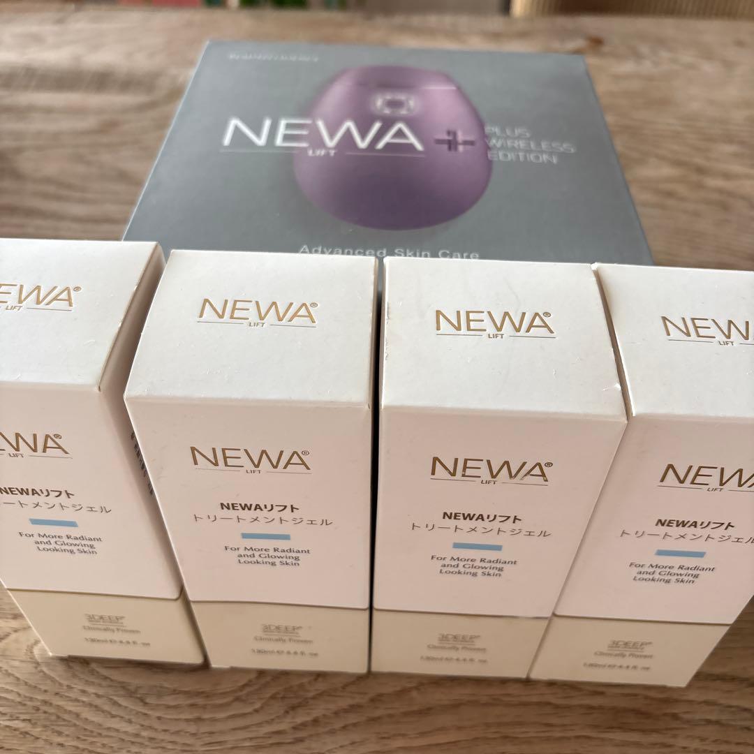 ジェイメック NEWAリフト+ 保証あり、新品未使用トリートメントジェル4本付き