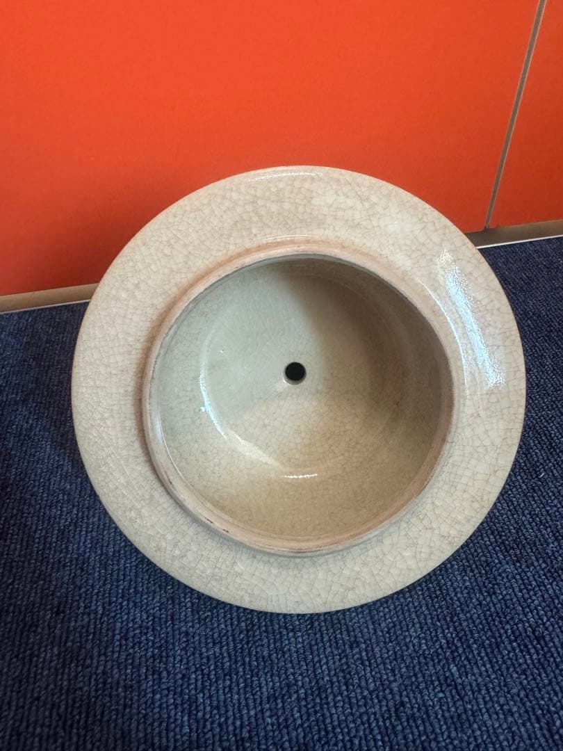 1863 薩摩焼　九十字壺　金継ぎ　赤絵金彩　孔雀牡丹　沈香壷　高40cm時代物