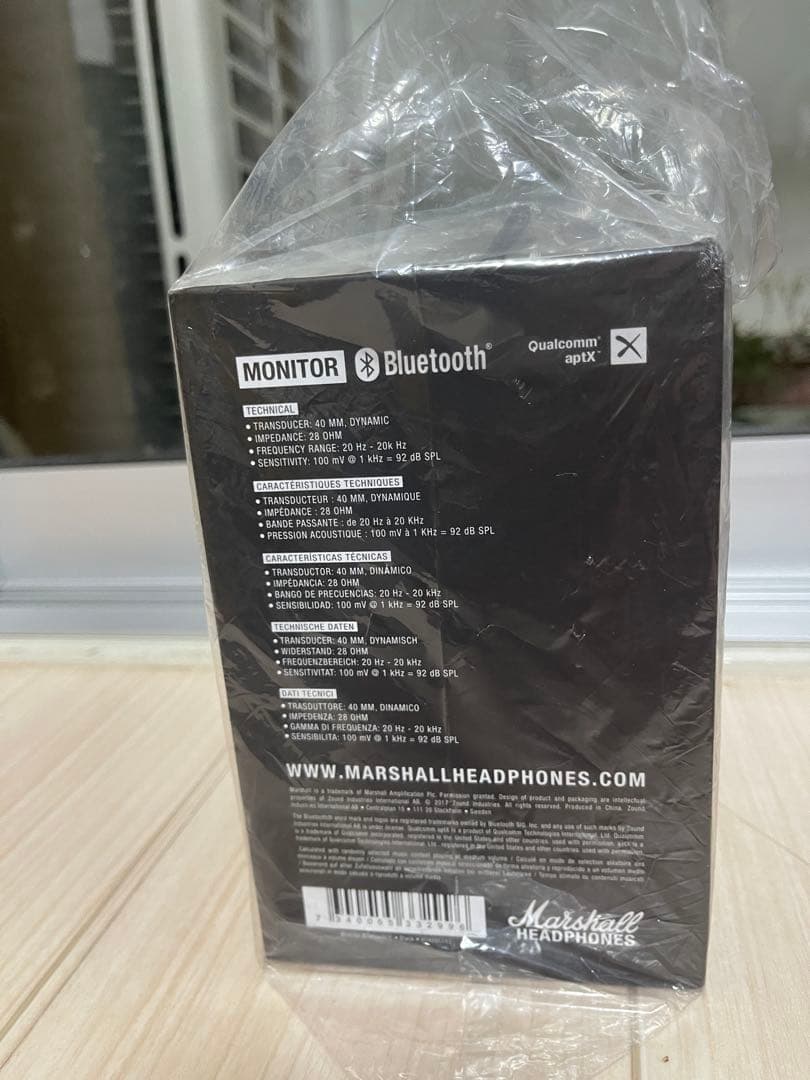 【新品・未使用】Marshall Monitor Bluetooth