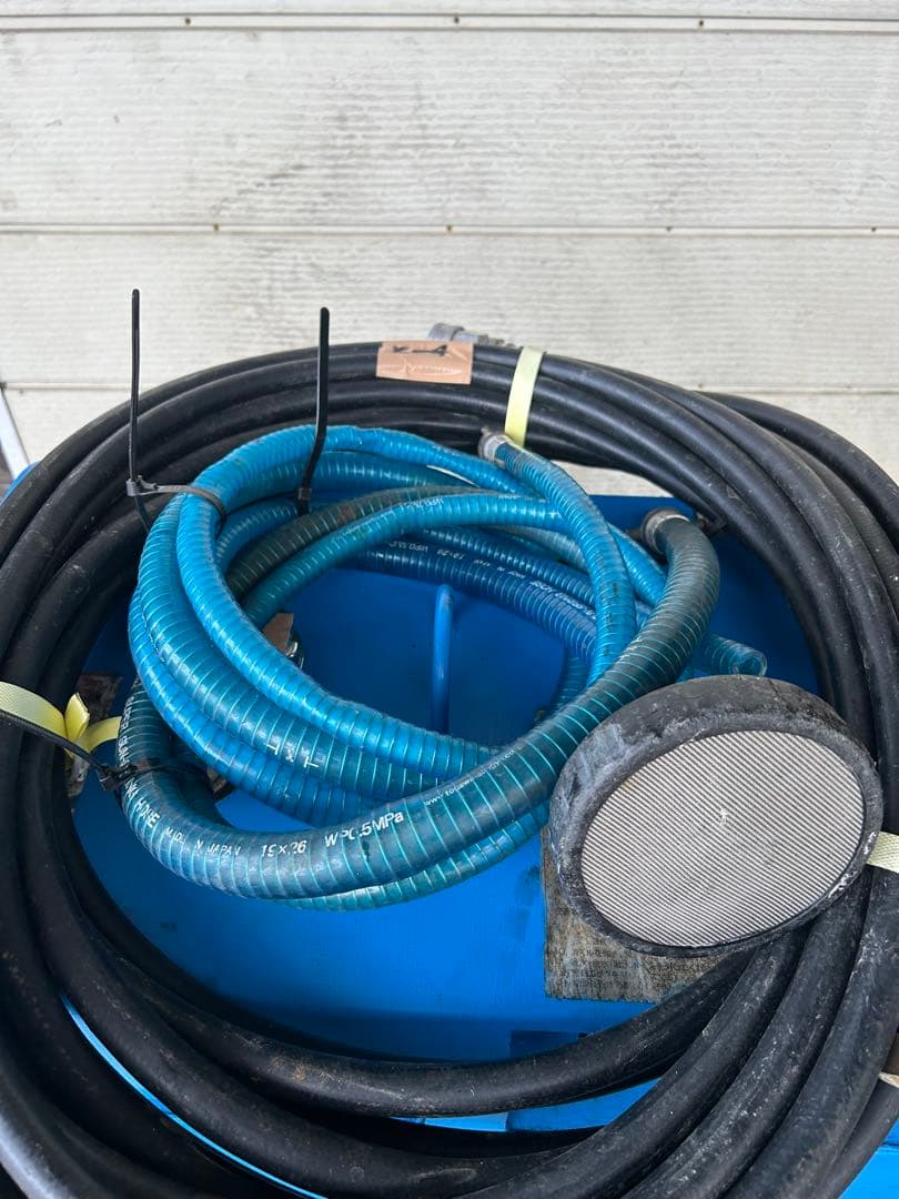 K4綺麗ツルミHPJ-5ESM高圧洗浄機防音ガン・高圧ホース・給排水ホースセット