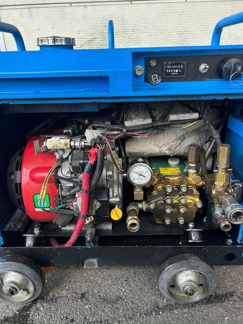 K4綺麗ツルミHPJ-5ESM高圧洗浄機防音ガン・高圧ホース・給排水ホースセット