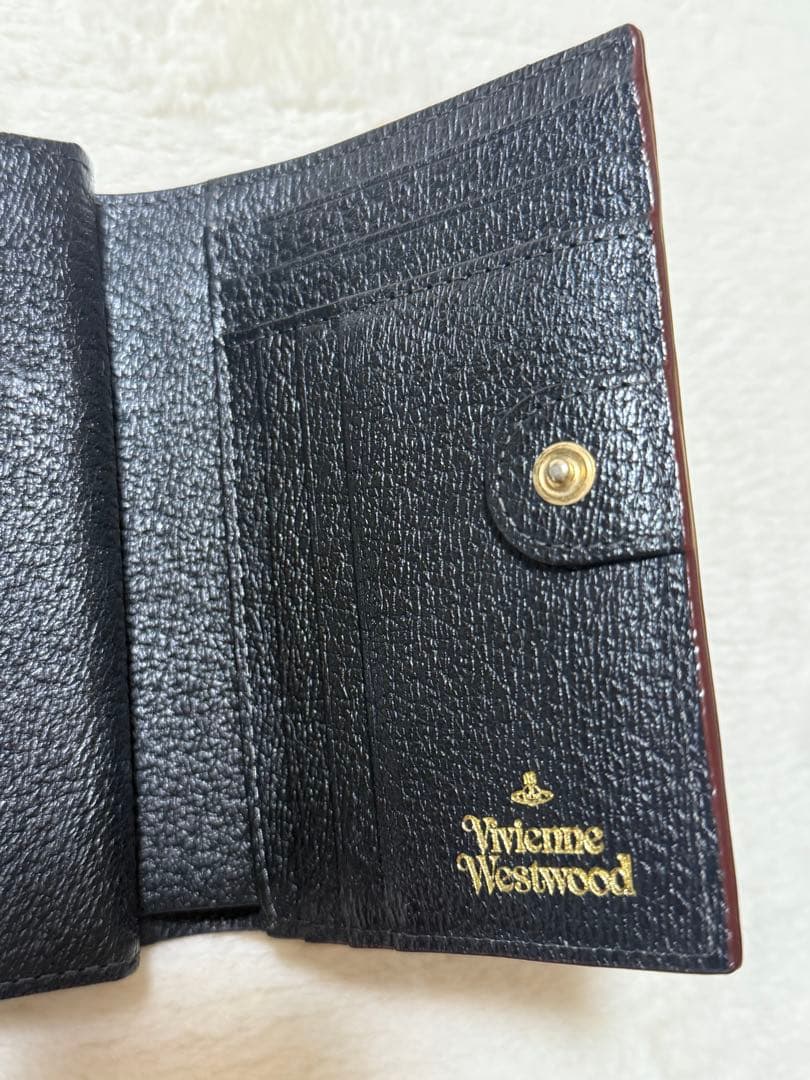 Vivienne Westwood ブラック三つ折り財布 美品