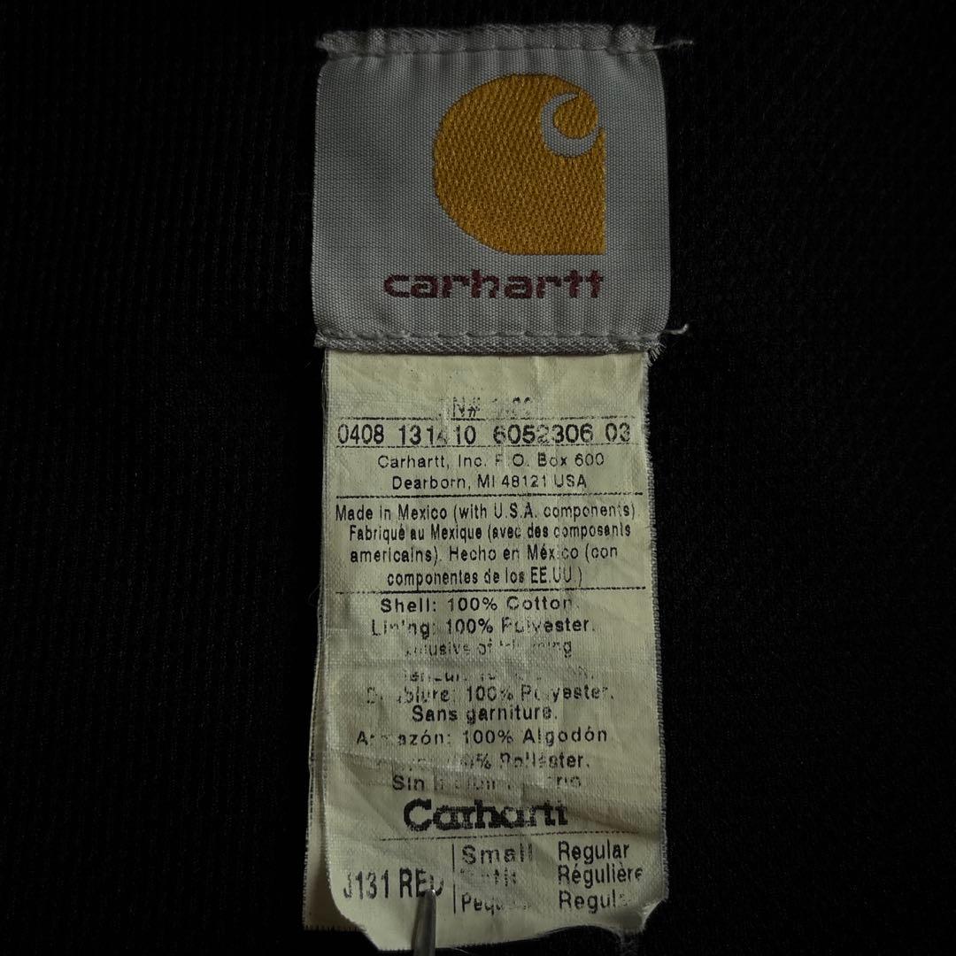 00's■carhartt【S】アクティブジャケット レッド ダック 希少サイズ