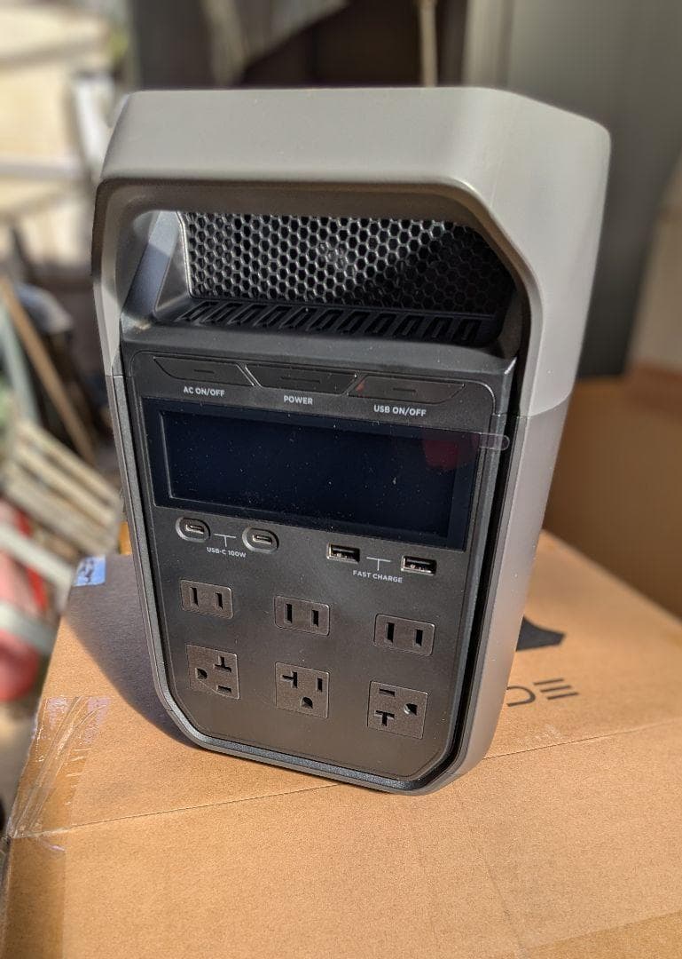 ポータブル電源【EcoFlow DELTA 3】1024wh