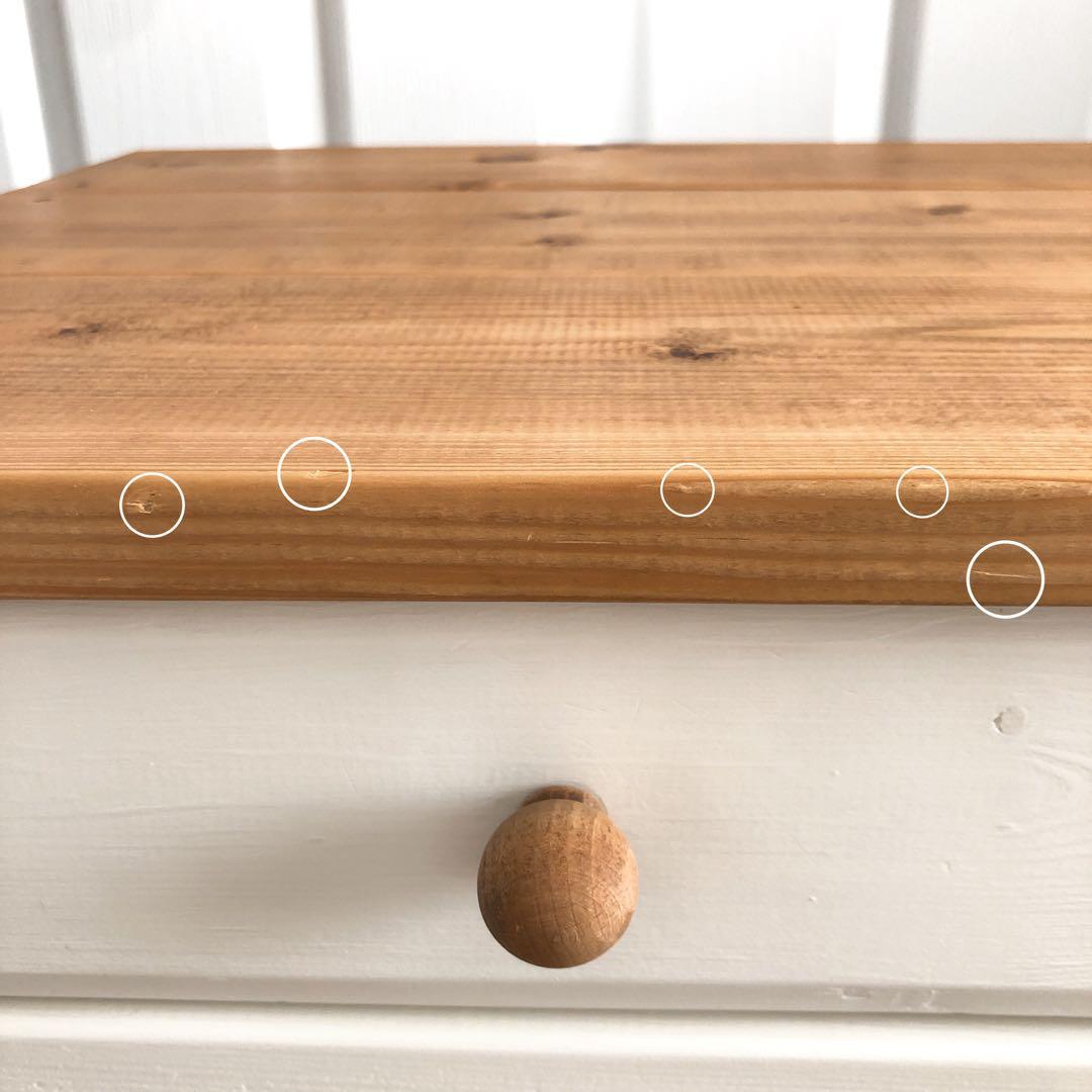 ハンドメイド　ナチュラル　デスク　机　木製　ホワイト　インテリア　勉強机　学習机