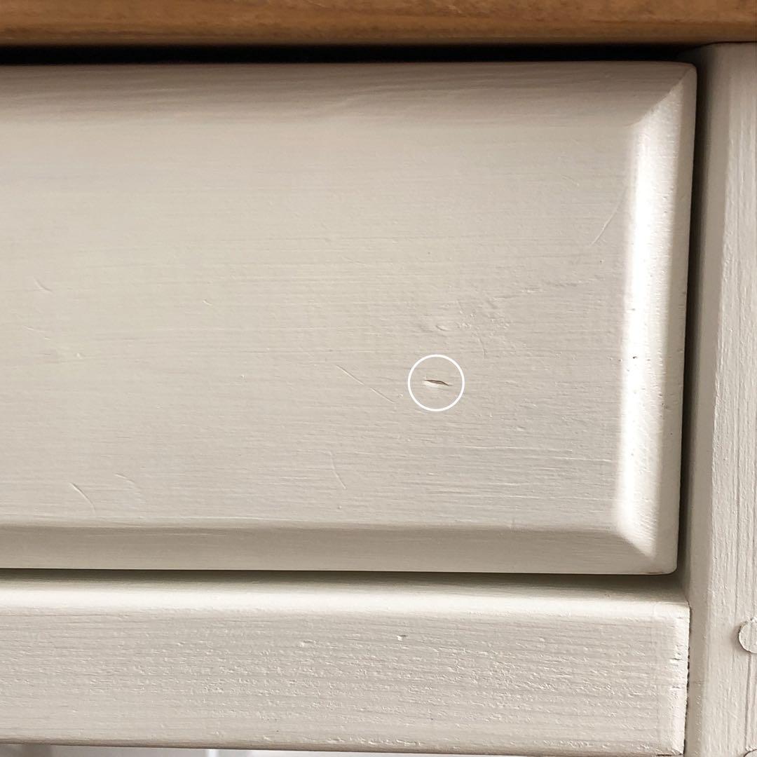 ハンドメイド　ナチュラル　デスク　机　木製　ホワイト　インテリア　勉強机　学習机