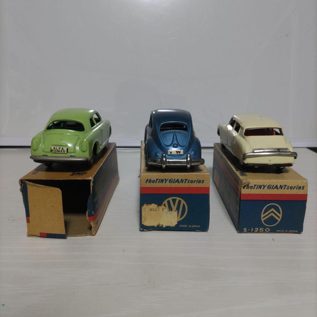 the TINY GIANT series フリクションカー 6台セット 箱付き