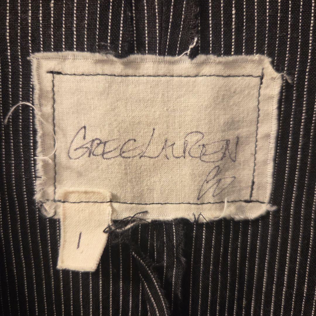 GREG LAUREN The DB DICKENS リネンジャケット 1 黒