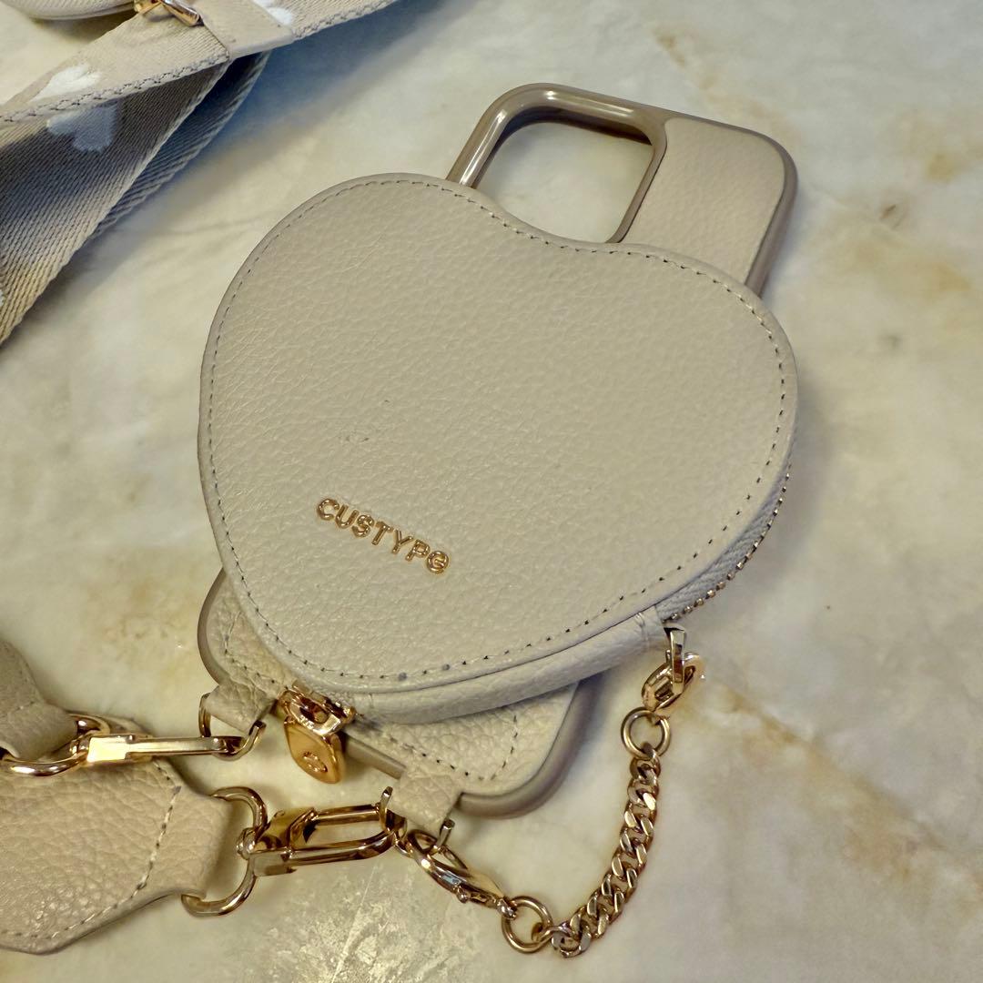 CUSTYP iPhone16Proケース ストラップ付き