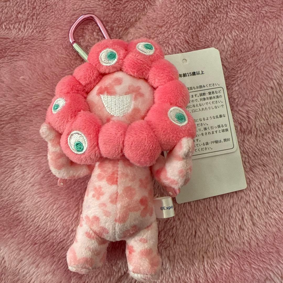 ミャクミャク 桜 さくら カラビナキーホルダー EXPO2025