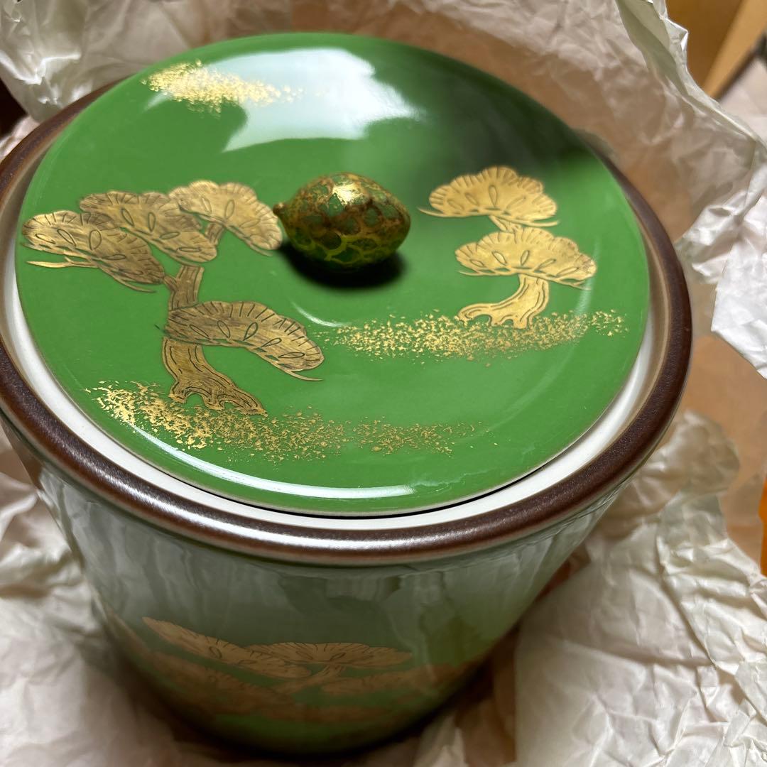 茶道具 水指（水差・みずさし） 水指 松 金淡々斎好写