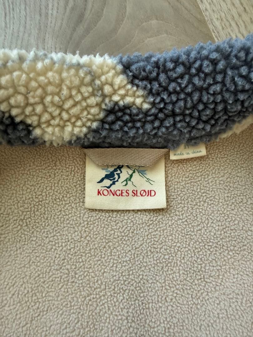 大人気⭐︎KONGES SLØJD 白鳥柄フリースアウター 95cm