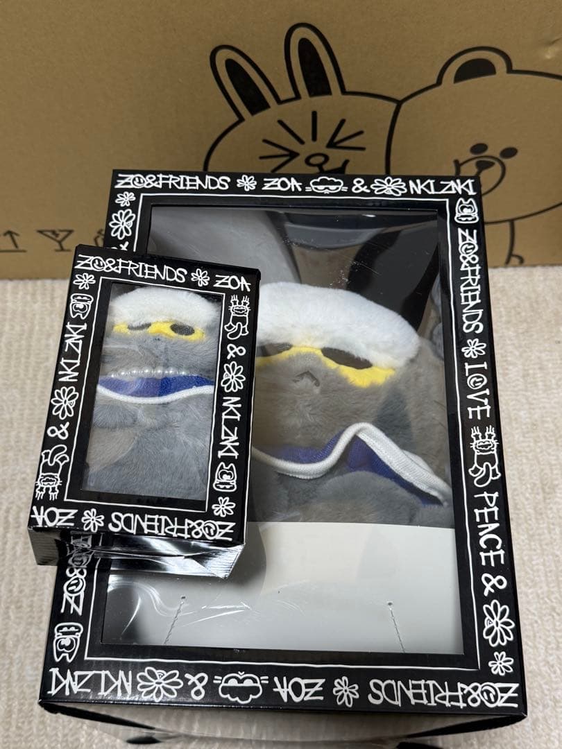 ZO&FRIENDS ZOA ぬいぐるみ ミディアム キーリング セット
