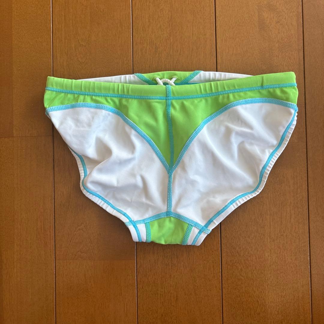 Mizuno 競泳水着 グリーン/ホワイト