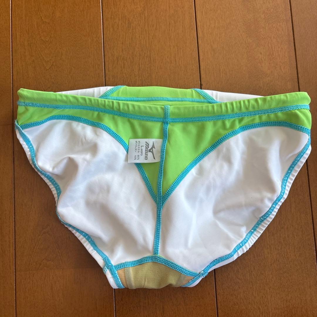 Mizuno 競泳水着 グリーン/ホワイト