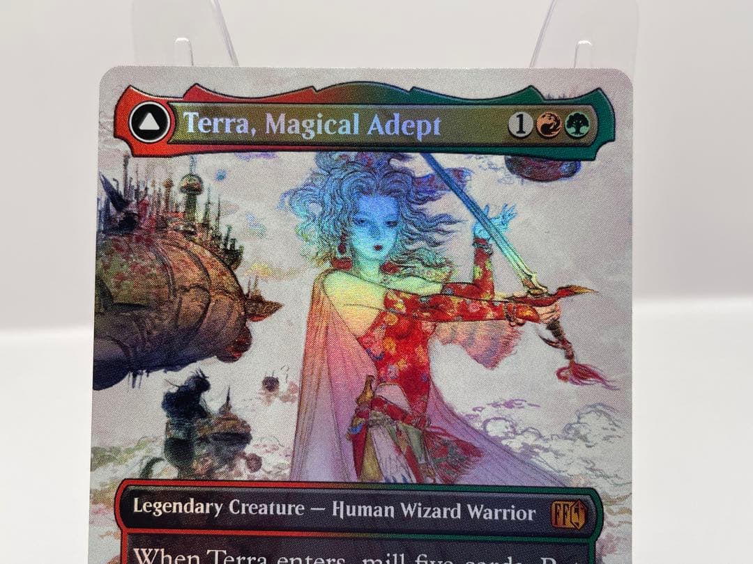 t*o様 希少 mtg 魔導戦士、ティナ 英語 拡張FOIL FF