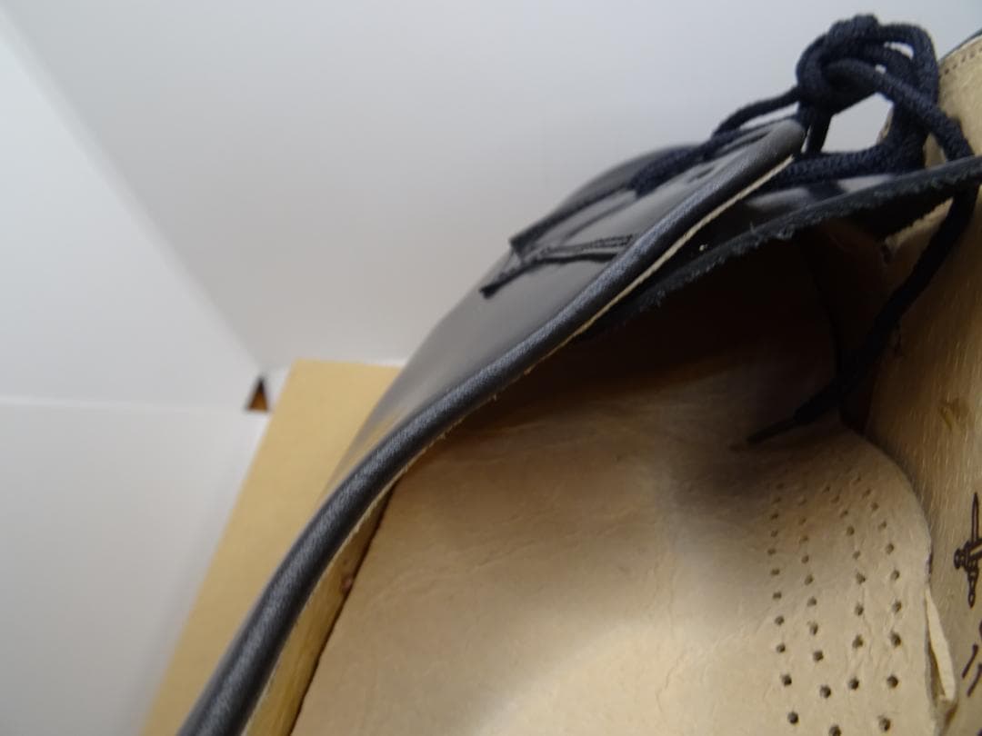 エ*オ様 新品チェコ軍オフィサーサービスシューズポストマンシューズ28.5cm黒