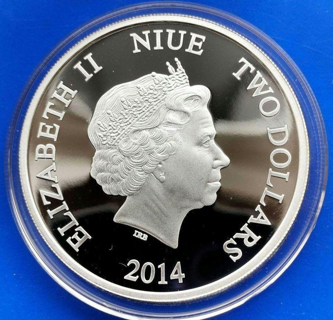 ドナルドダック80周年記念銀貨（2014年ニウエ）