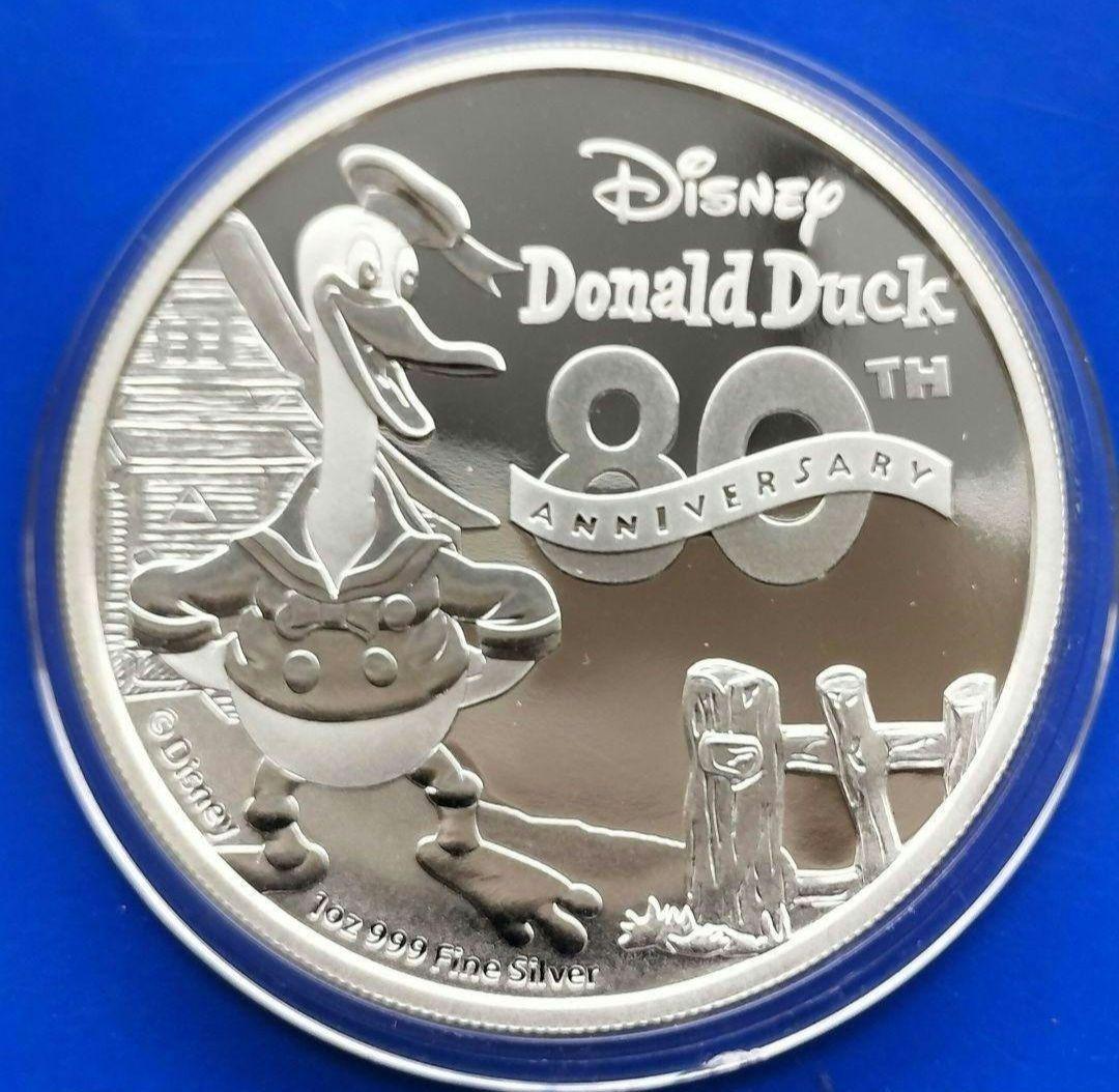 ドナルドダック80周年記念銀貨（2014年ニウエ）
