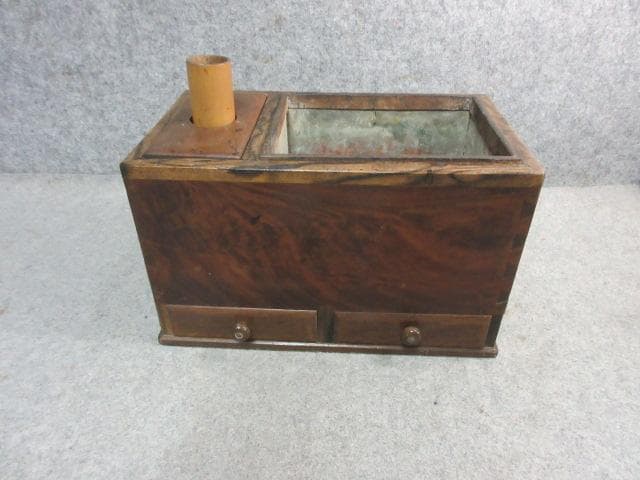 木製ケヤキ煙草盆 [B24604]