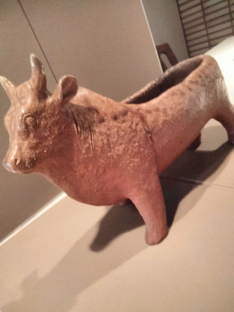 Bizen-yaki 備前焼　島村光　丑（良品）価格交渉出来ますので