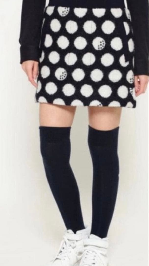 【新品】パーリーゲイツ　中綿 リング スカート BIGドット柄　1