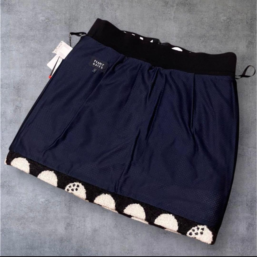 【新品】パーリーゲイツ　中綿 リング スカート BIGドット柄　1