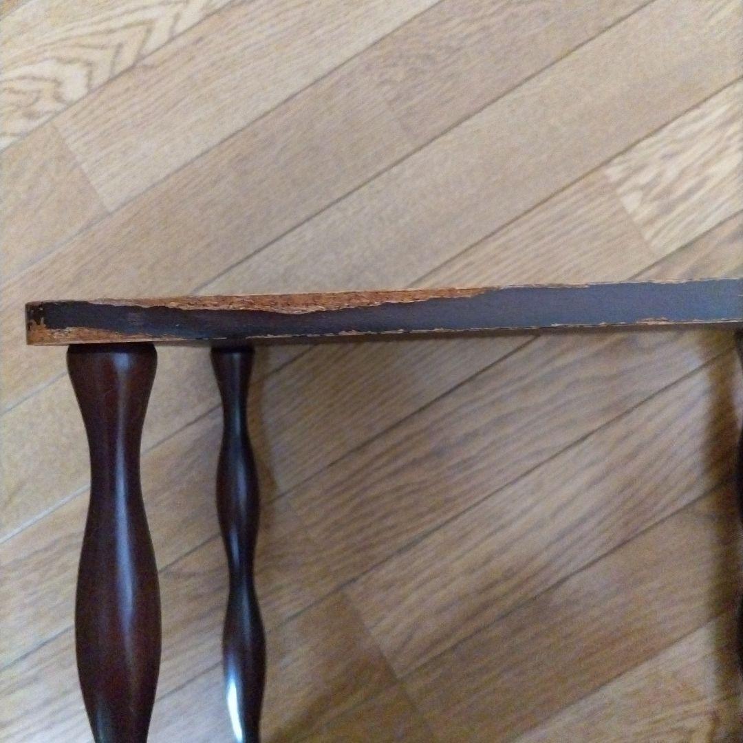 アンティーク レトロ ２段 棚