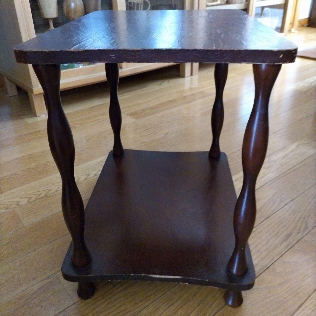 アンティーク レトロ ２段 棚