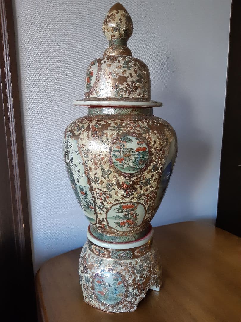 【直接お渡し】絢爛豪華 沈香壺 薩摩