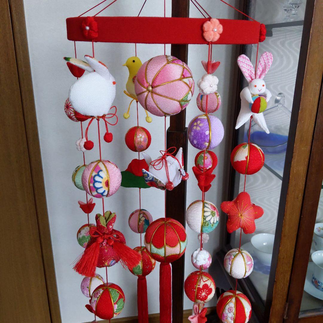 ちりめん細工　お雛様下げ飾りさげもん hirorin